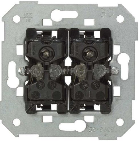 Выключатель кнопочный с подсветкой без накладки без рамки Simon75 2-кл. фото Выключатель кнопочный с подсветкой без накладки без рамки Simon75 2-кл. картинка